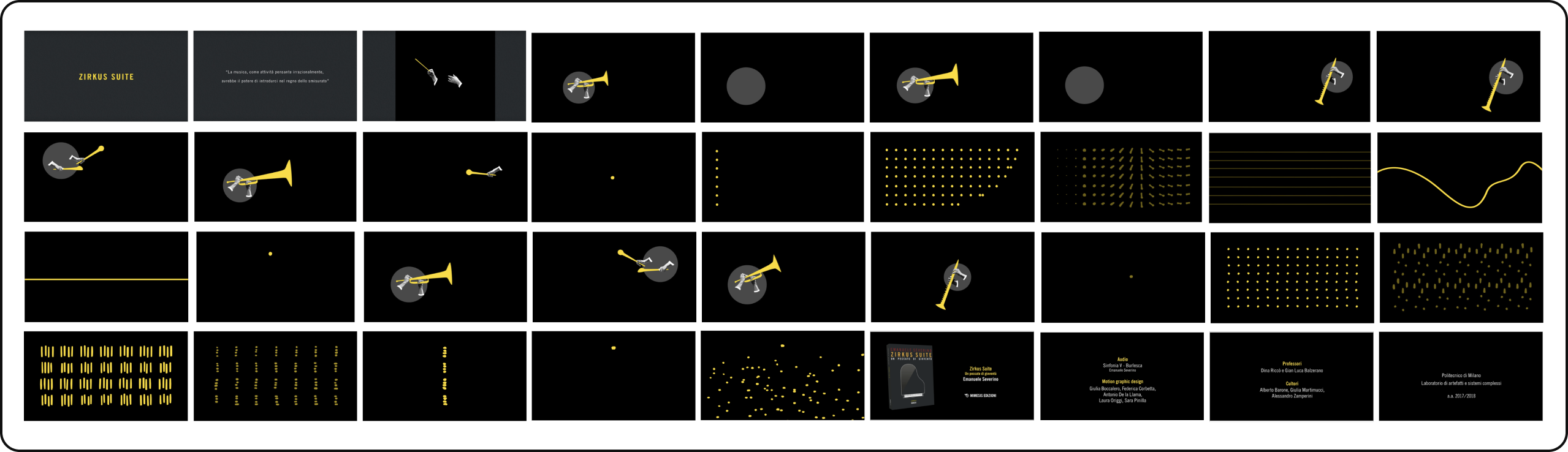 Zirkus Suite - Storyboard